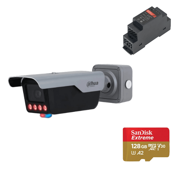 Pachet LPR Dahua ITC413-PW4D-IZ3 pentru recunoastere numere si control bariera auto