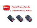 ​Pachet Promo Family 3 telecomenzi MITTO2 pentru automatizarile BFT