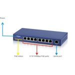 Switch PoE 8+1 porturi 10/100M LS5108P