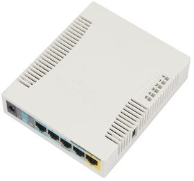 Router wireless profesional Mikrotik RB951Ui-2HnD 5 porturi 10/100