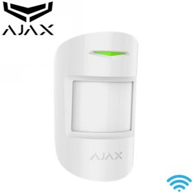 ​Detector PIR si geam spart wireless Ajax CombiProtect