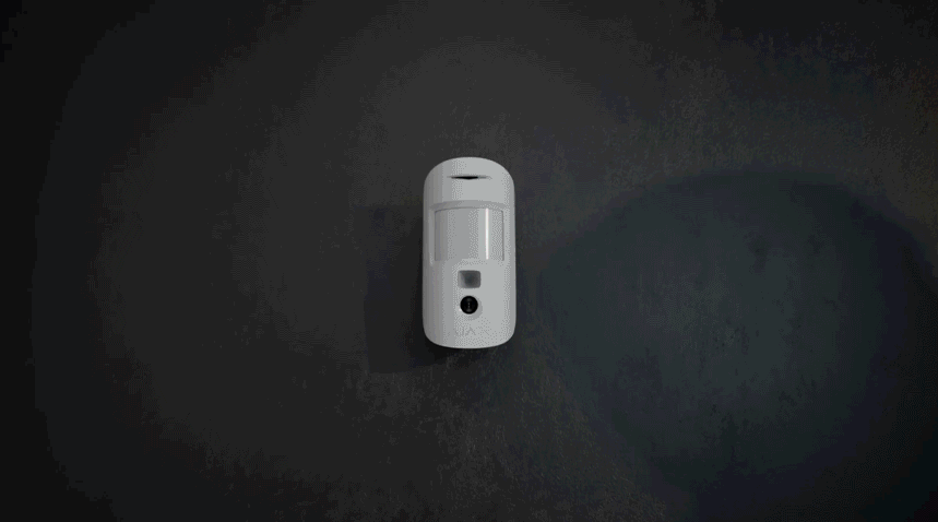 Detector de miscare  wireless PIR cu camera, pentru interior, 12 m, 88.5 grade, pet immunity, RF 1700 m,  AJAX MOTIONCAM (PHOD) - ULTRAMASTER.RO