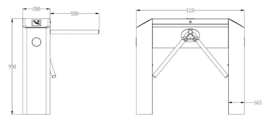 Turnichet bidirectional YK-TS2000-PRO - ULTRAMASTER.RO
